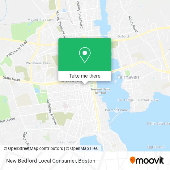 New Bedford Local Consumer map