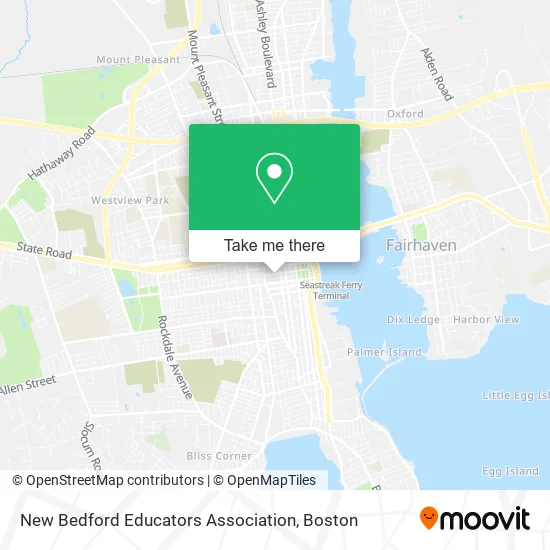 New Bedford Educators Association map