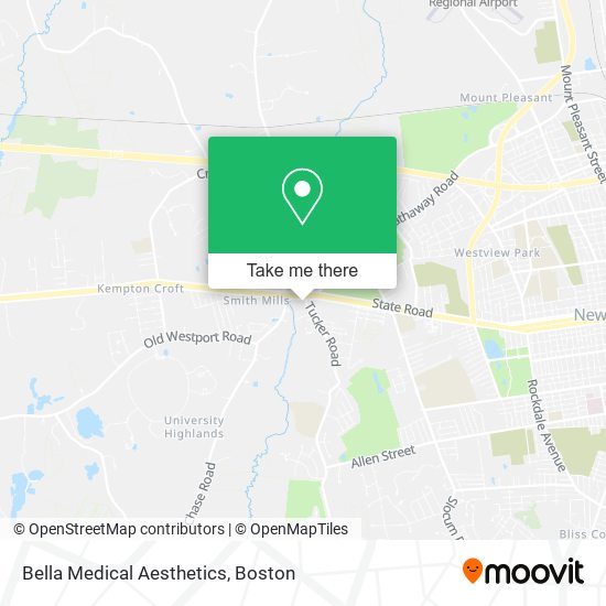 Bella Medical Aesthetics map