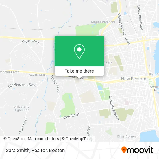 Mapa de Sara Smith, Realtor