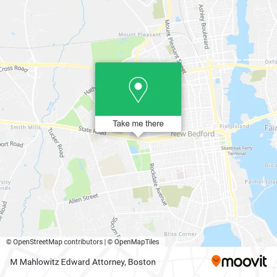 M Mahlowitz Edward Attorney map