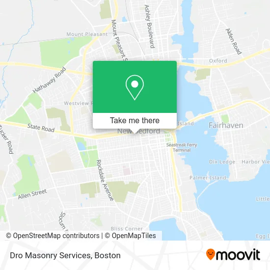 Dro Masonry Services map