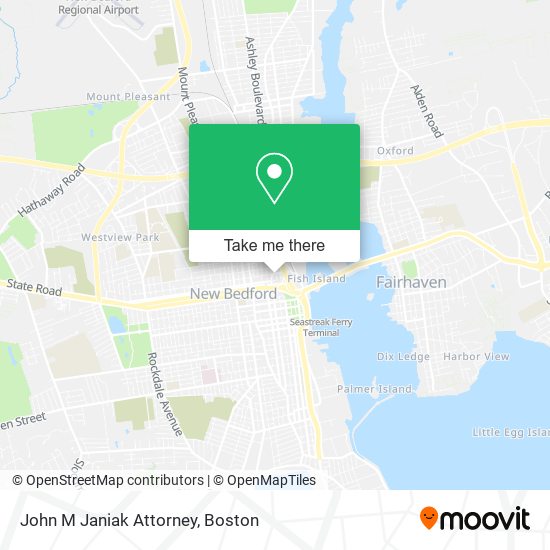 Mapa de John M Janiak Attorney