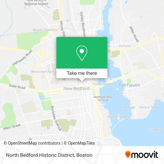 Mapa de North Bedford Historic District
