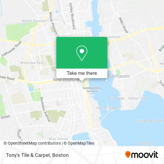 Tony's Tile & Carpet map