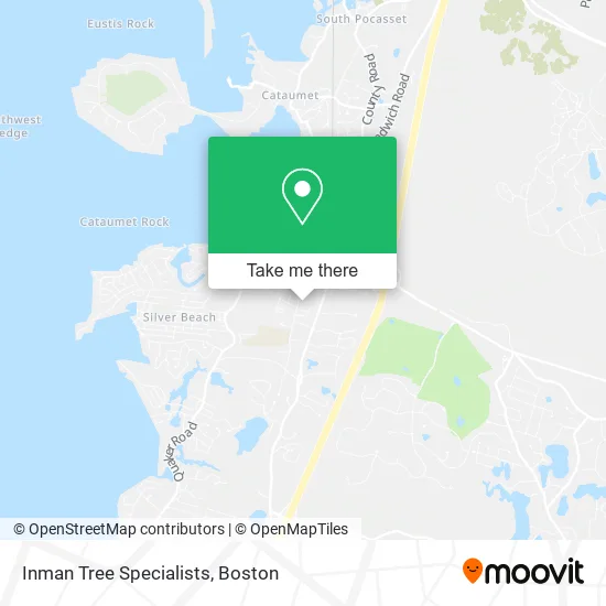Inman Tree Specialists map