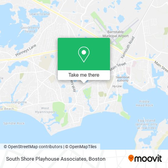 Mapa de South Shore Playhouse Associates