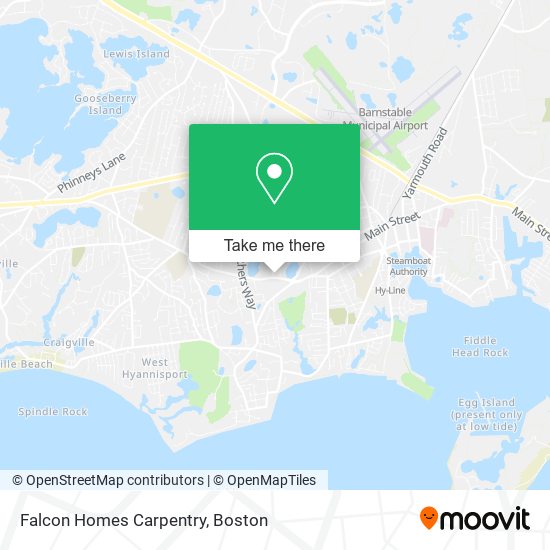 Falcon Homes Carpentry map