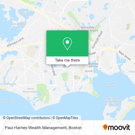 Paul Harney Wealth Management map