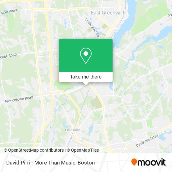 David Pirri - More Than Music map