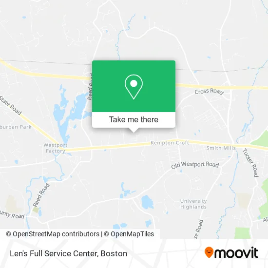 Len's Full Service Center map
