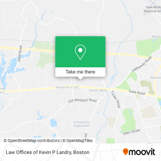 Law Offices of Kevin P Landry map