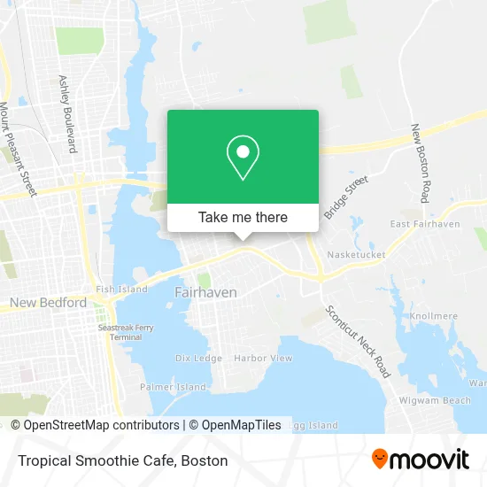 Tropical Smoothie Cafe map