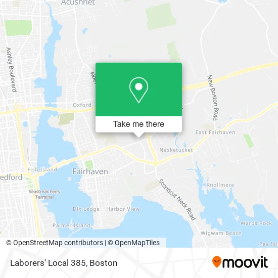 Laborers' Local 385 map