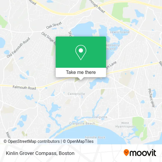 Kinlin Grover Compass map