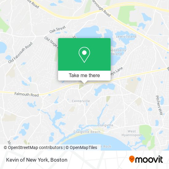 Kevin of New York map