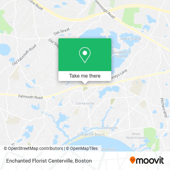 Mapa de Enchanted Florist Centerville