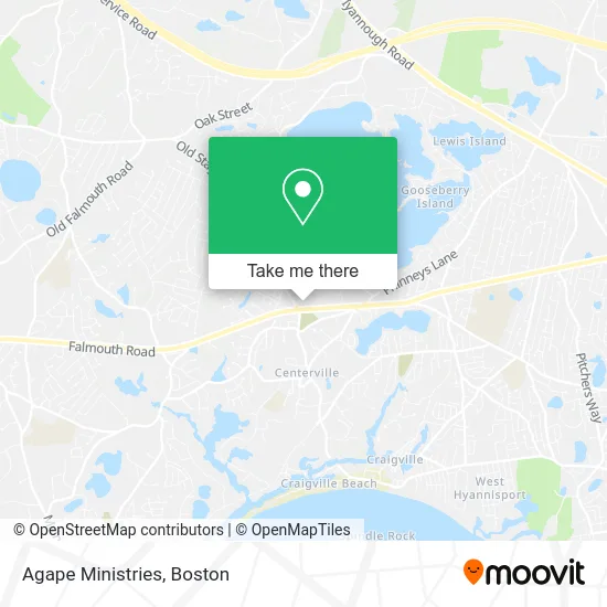 Agape Ministries map