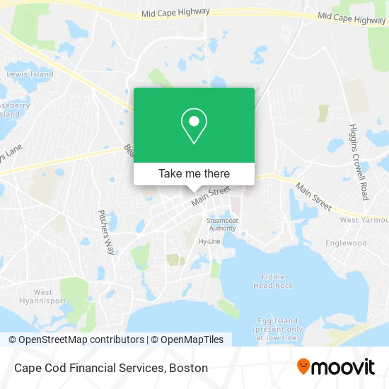 Cape Cod Financial Services map