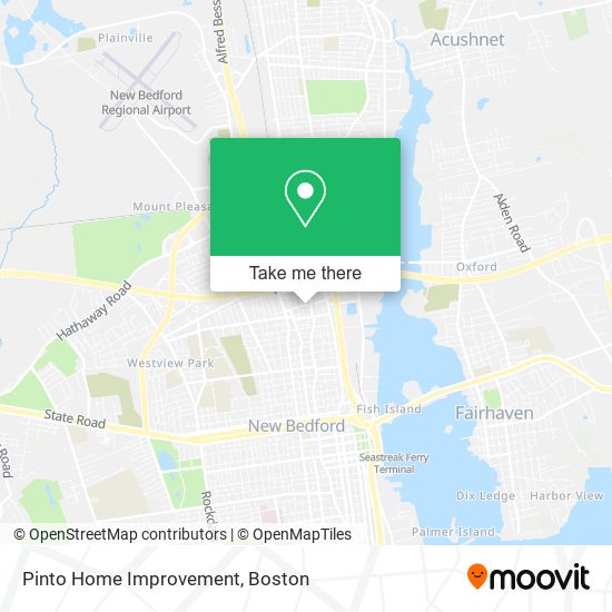 Pinto Home Improvement map
