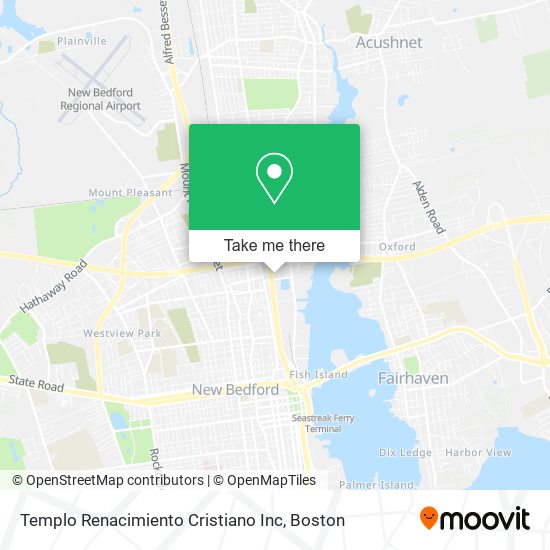 Templo Renacimiento Cristiano Inc map