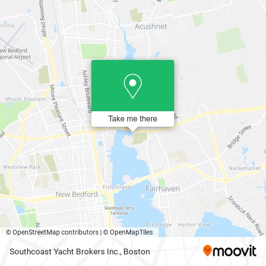 Mapa de Southcoast Yacht Brokers Inc.