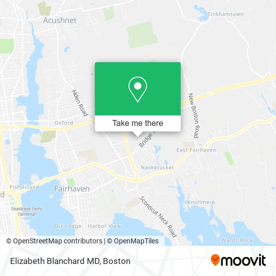 Elizabeth Blanchard MD map