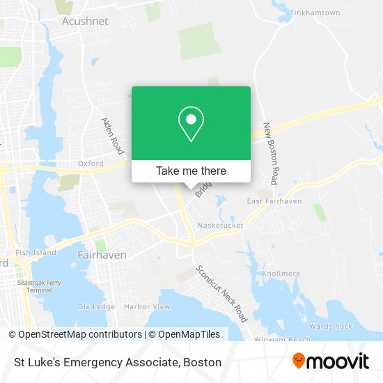 Mapa de St Luke's Emergency Associate