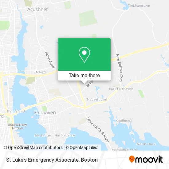 St Luke's Emergency Associate map