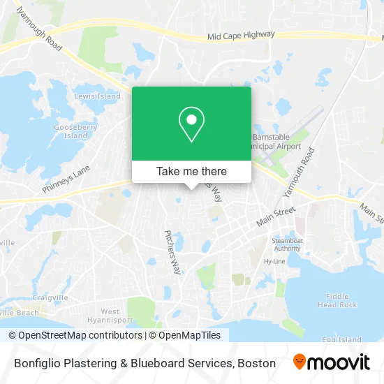 Bonfiglio Plastering & Blueboard Services map