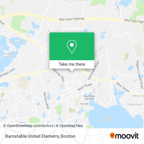 Barnstable United Elemetry map