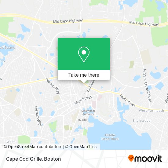 Cape Cod Grille map