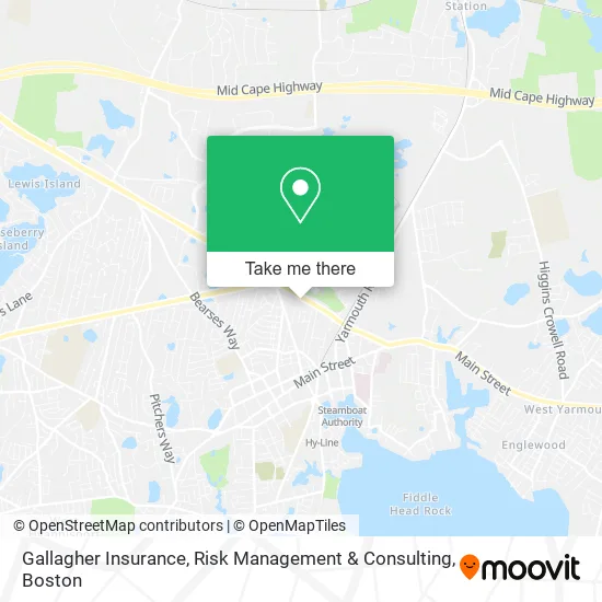 Gallagher Insurance, Risk Management & Consulting map