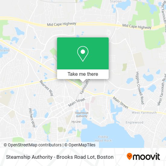 Steamship Authority - Brooks Road Lot map