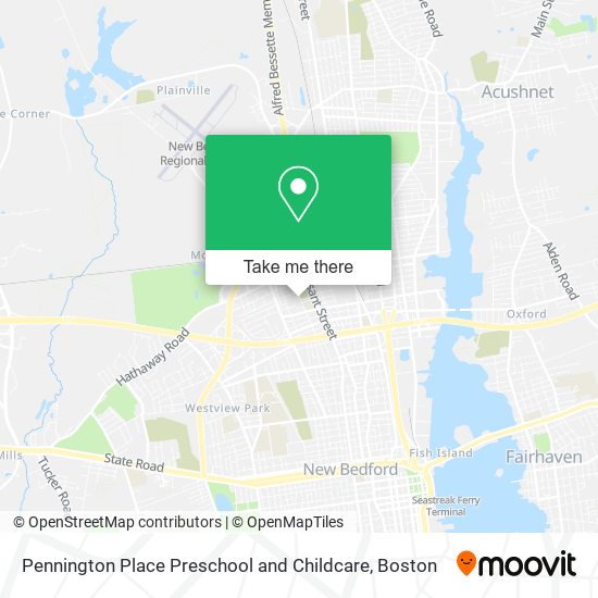 Pennington Place Preschool and Childcare map