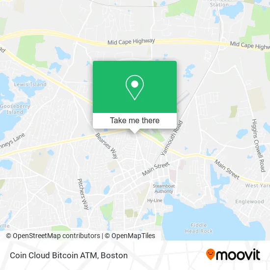 Coin Cloud Bitcoin ATM map