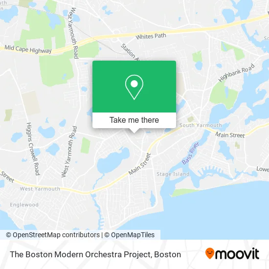 The Boston Modern Orchestra Project map