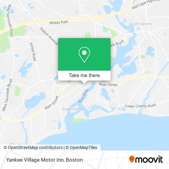 Mapa de Yankee Village Motor Inn