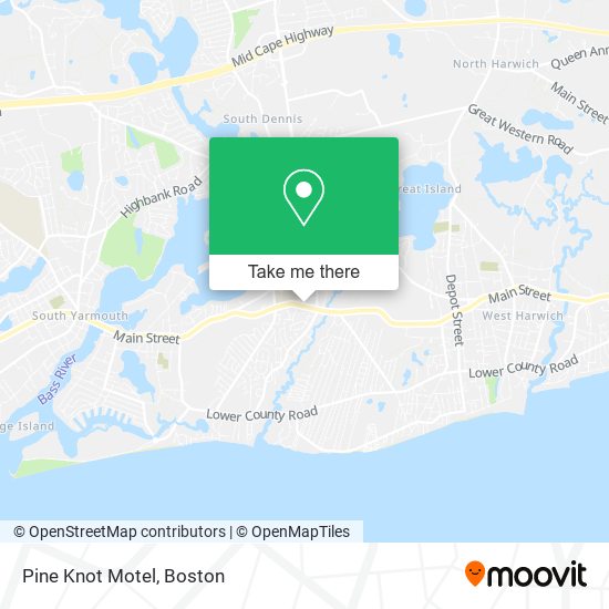 Pine Knot Motel map