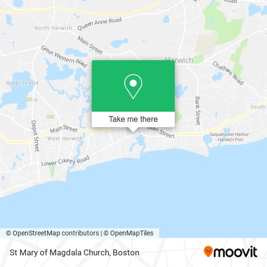 St Mary of Magdala Church map