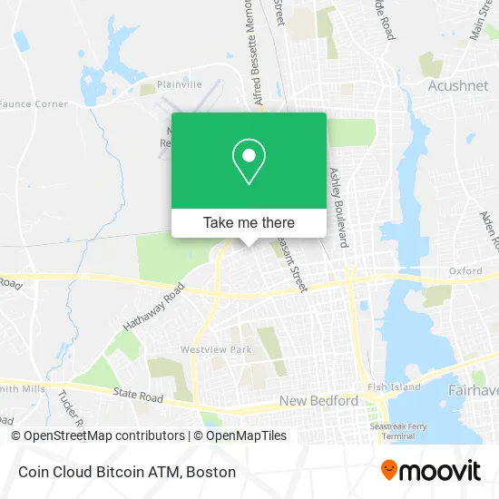 Coin Cloud Bitcoin ATM map
