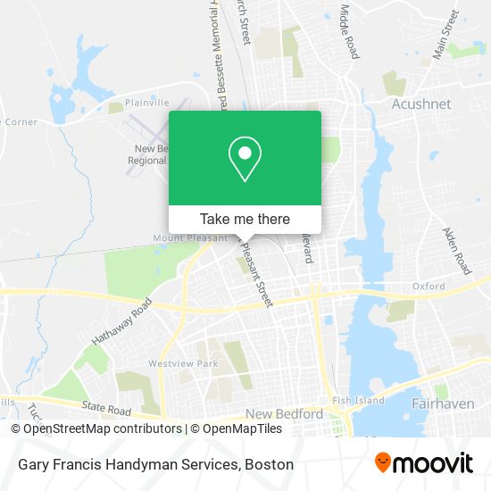 Gary Francis Handyman Services map