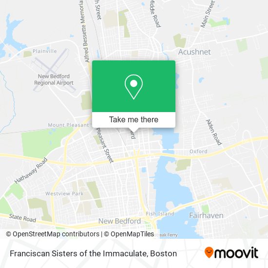 Franciscan Sisters of the Immaculate map