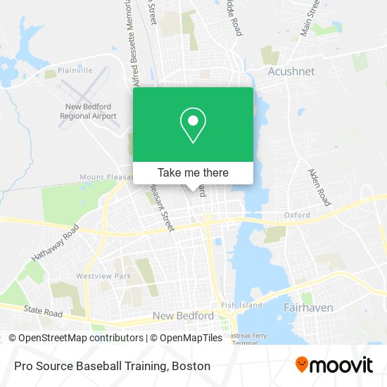 Pro Source Baseball Training map