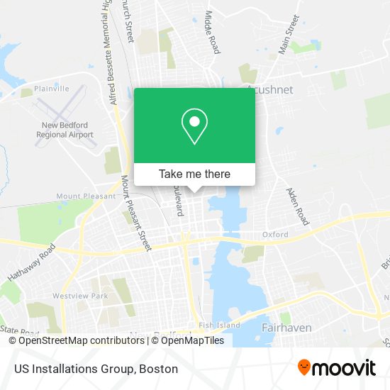Mapa de US Installations Group