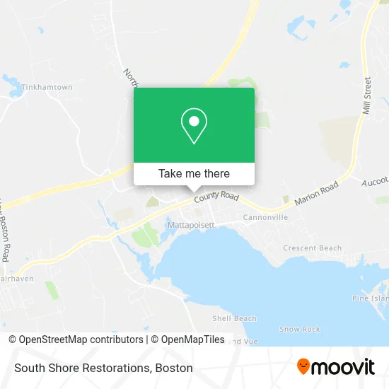 South Shore Restorations map