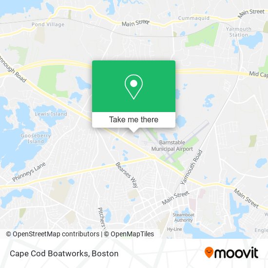 Cape Cod Boatworks map