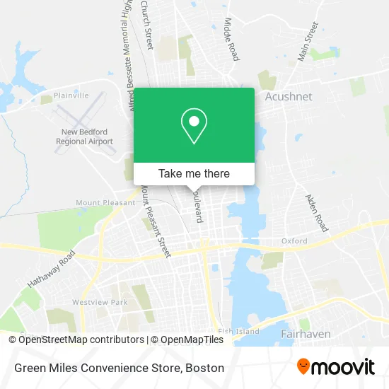 Green Miles Convenience Store map