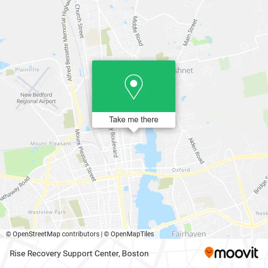 Rise Recovery Support Center map