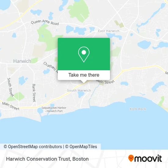 Harwich Conservation Trust map